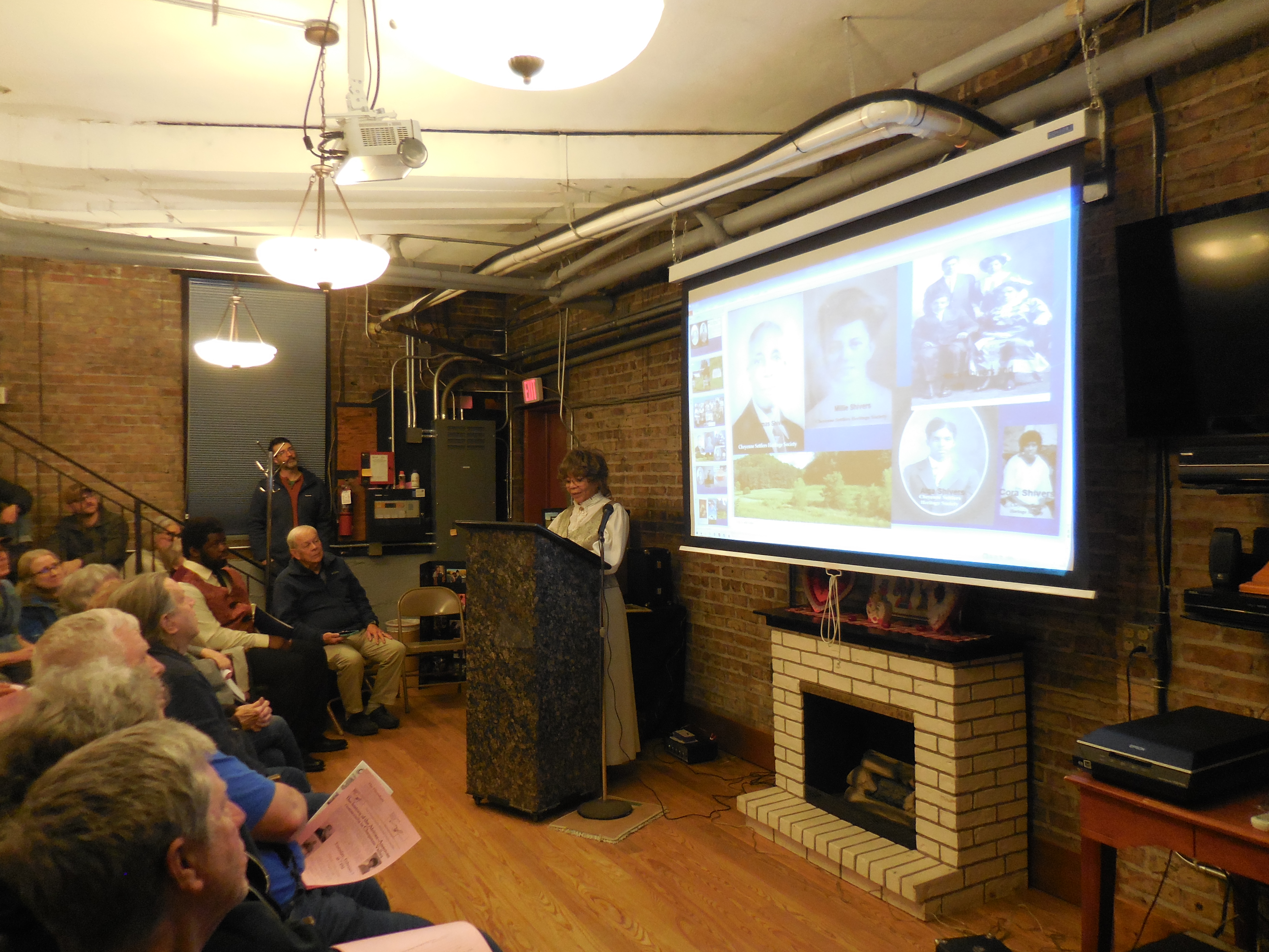 Conference room during the VCHS' February 2026 program.